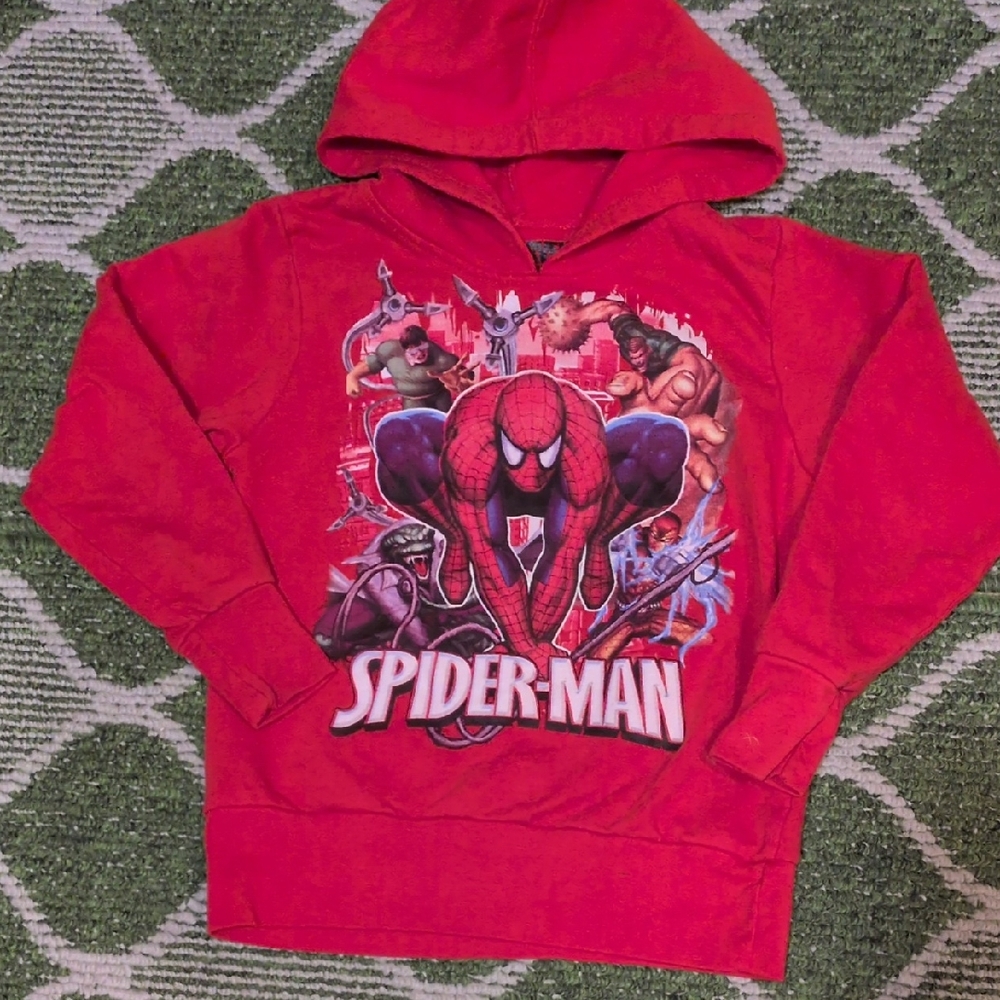 Marvel Red Spider-Man Graphic Kids Hoodie